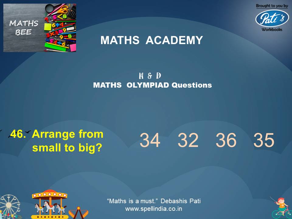 Maths Olympiad exams ... Practice Sample Questions